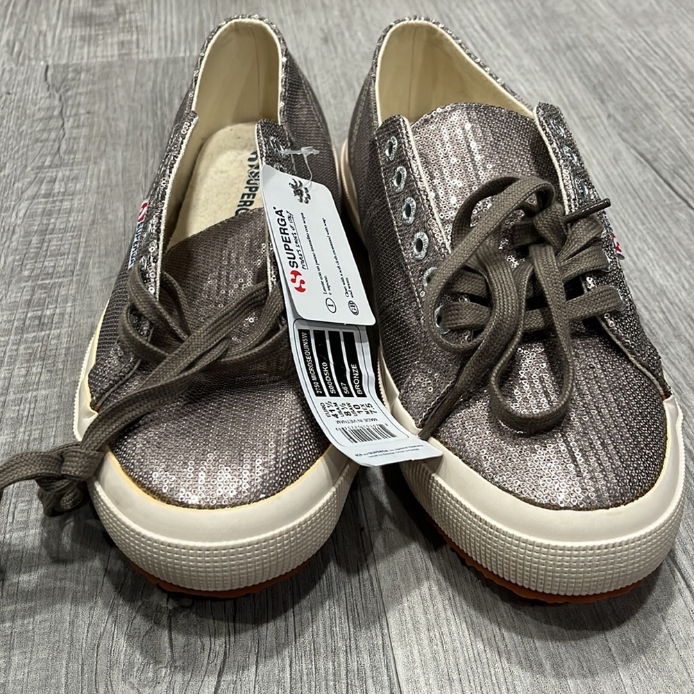 SUPERGA  SEQUINS TENNIS SHOES NEW - Picture 6 of 7